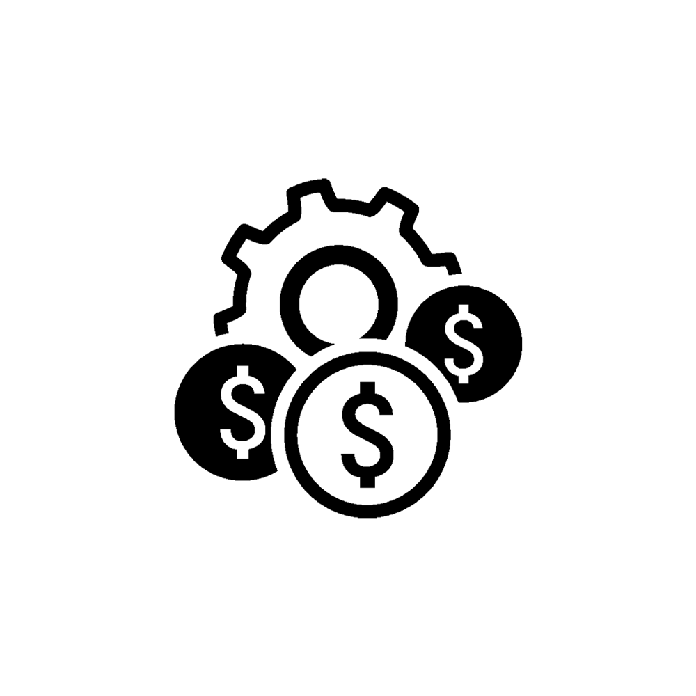 icon of gear and coins